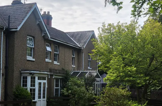 Glenkindie Lodge Residential Care Home - outside view of care home