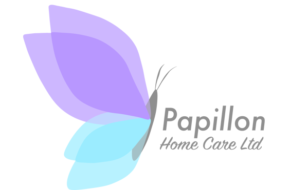 Papillon Home Care - A company logo