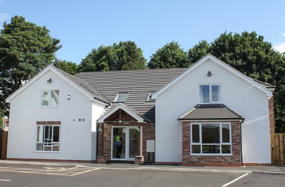 Hucknall and Watnall - outside view of care home