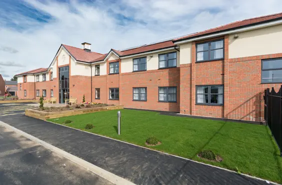 Nelson Lodge - outside view of care home