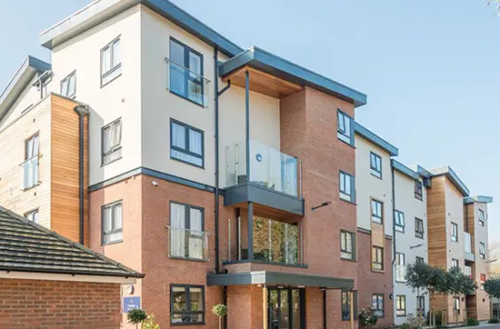 Riverside Place - outside view of care home
