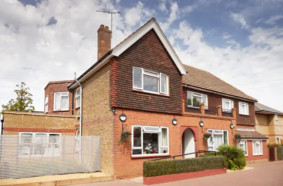 Lodge Care Home - outside view of care home