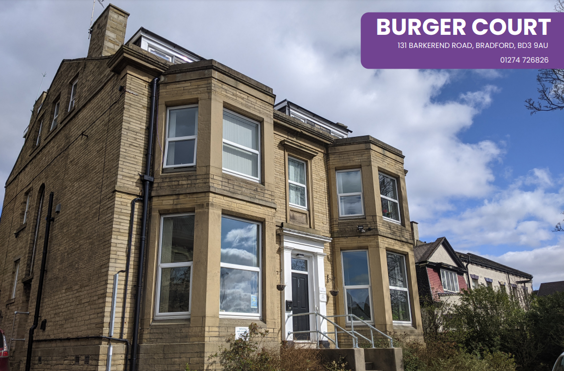 Burger Court - outside view of care home