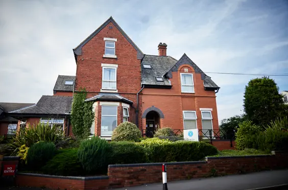 The Hollies - outside view of care home