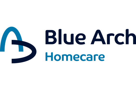 Blue Arch Homecare - A company logo