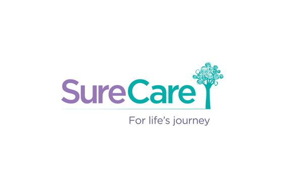 SureCare Leicester - A company logo