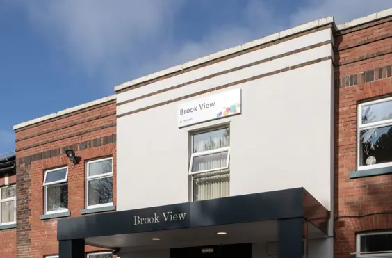 Brook View - outside view of care home
