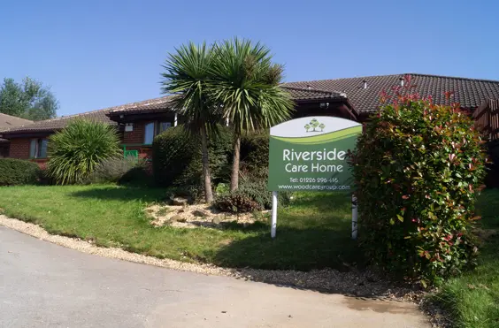 Riverside Care Home - An outside view of the home