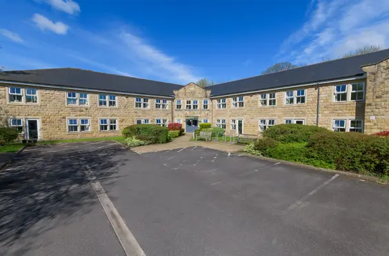 Sutton Hall and Lodge - outside view of care home