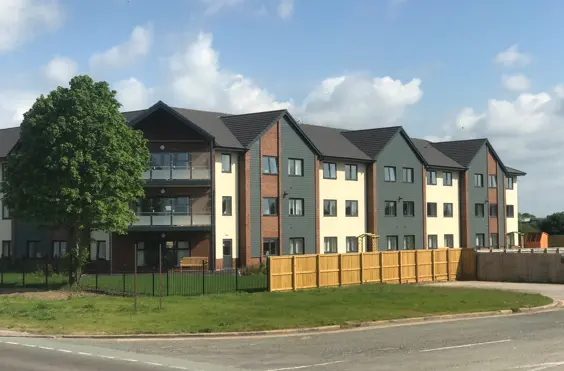 Elworth Grange - outside view of care home