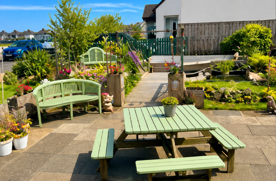 Dolphin View Care Home - Photo of the garden where applicable