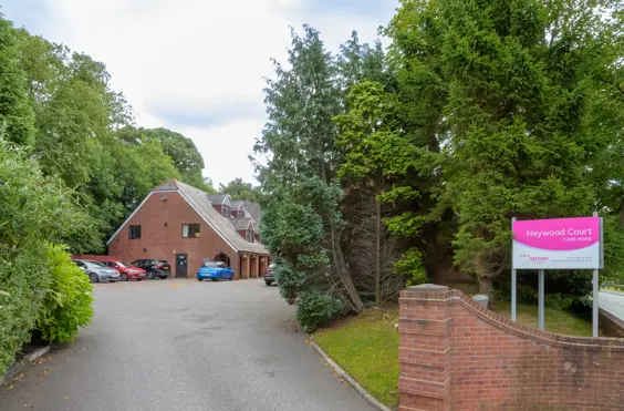 Heywood Court Care Home - outside view of care home