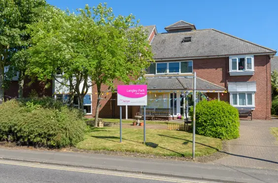 Langley Park Care Home - outside view of care home