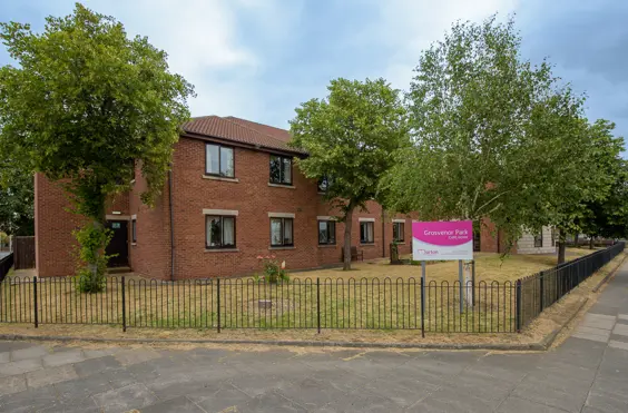 Grosvenor Park Care Home - outside view of care home