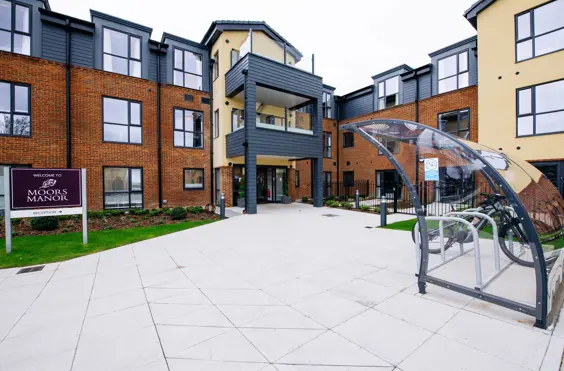 Moors Manor Care Home - outside view of care home