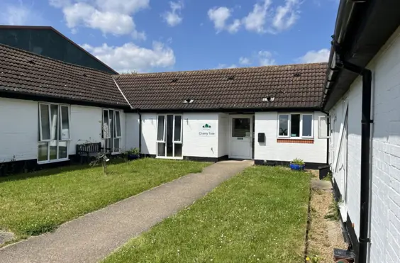 Cherry Tree - An outside view of the home