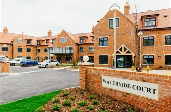 Waterside Court Care Home - outside view of care home