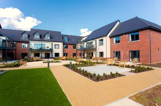 Mantles Court - outside view of care home