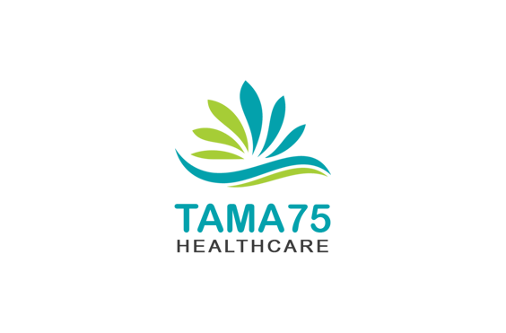 TAMA75 - A company logo