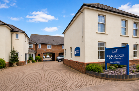 Pine Lodge Care Home - An outside view of the home