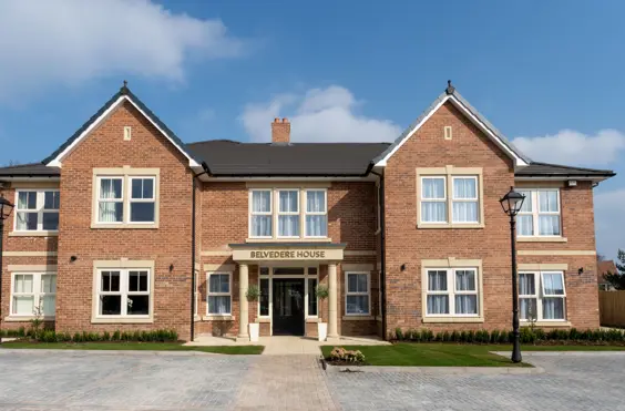 Belvedere House - outside view of care home