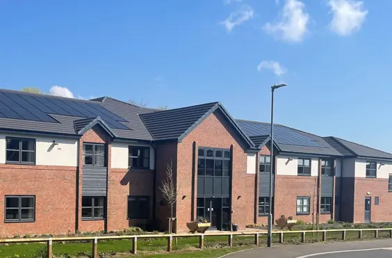 Coopers Croft - outside view of care home