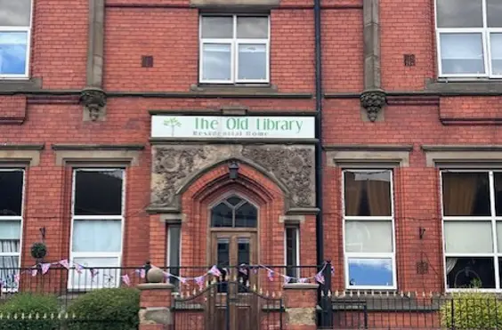 The Old Library - outside view of care home