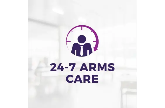 24-7 Arms Care - A company logo