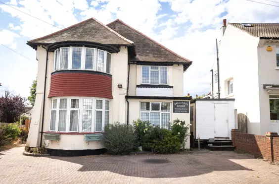Britannia Lodge - outside view of care home