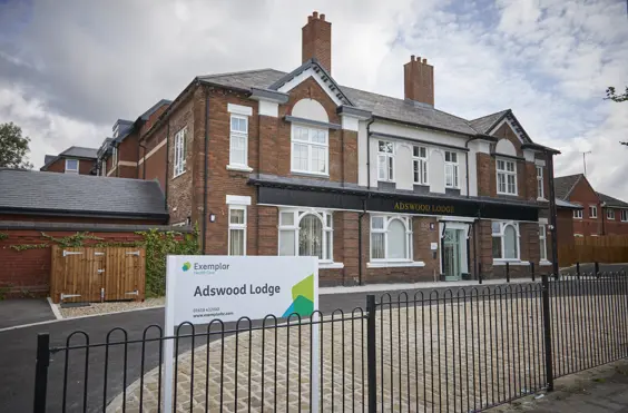 Adswood Lodge - outside view of care home