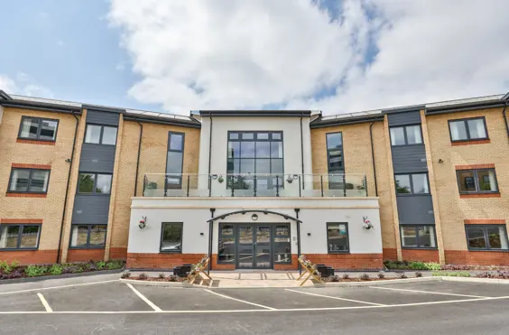 Harlow Hall - outside view of care home