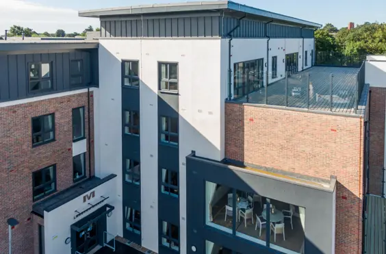 Langham Manor - outside view of care home