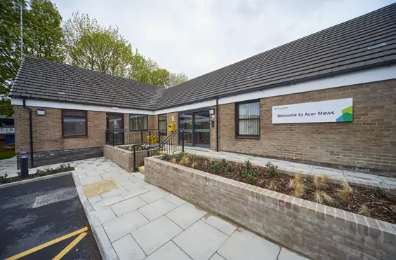 Acer Mews - outside view of care home