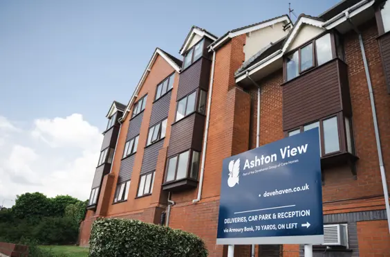 Ashton View Nursing Home - outside view of care home