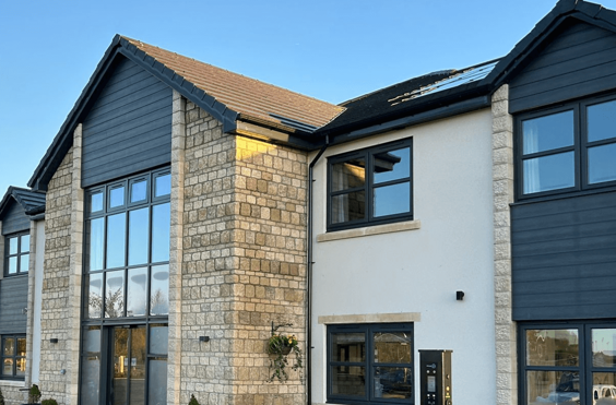 Somer Valley House - An outside view of the home