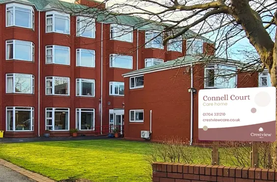 Connell Court - outside view of care home