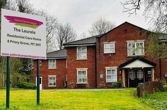 The Laurels - outside view of care home