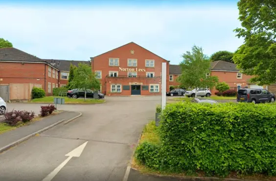 Norton Lees Hall & Lodge - outside view of care home