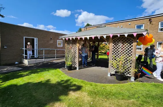 Harwood Court Care Home - outside view of care home