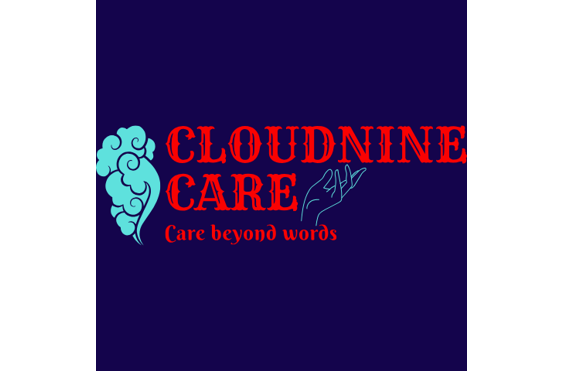 CloudNine Care 'Care beyond words' - A company logo