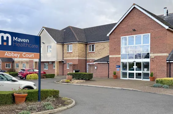 Abbey Court Care Home - An outside view of the home
