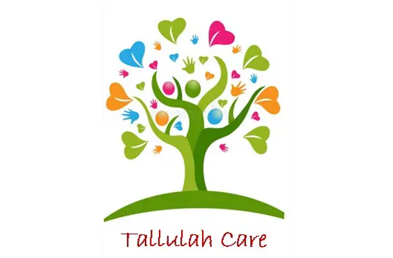 Tallulah Care - A company logo
