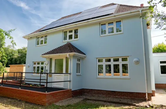 Langdown House - An outside view of the home