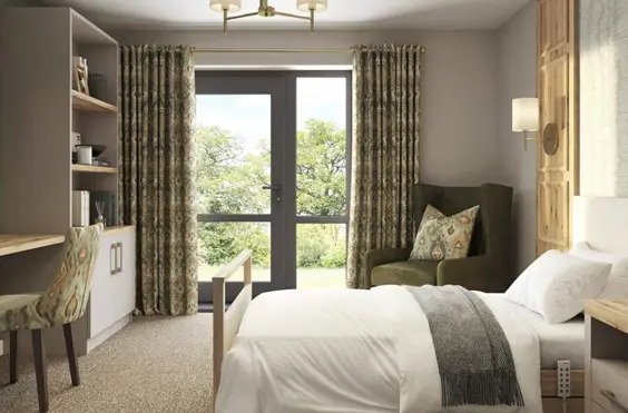 Millfield Rose Care Home - Photo of a typical bedroom