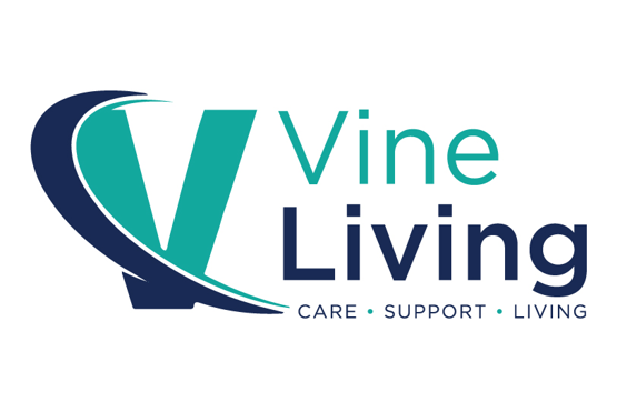 Vine Living - A company logo