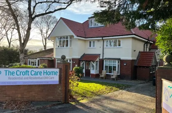 The Croft Residential Care Home - outside view of care home