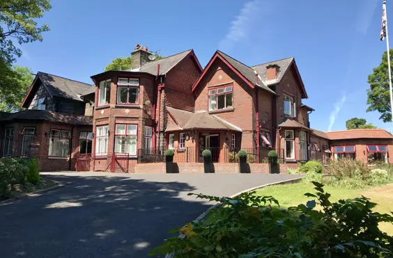The Old Vicarage - outside view of care home