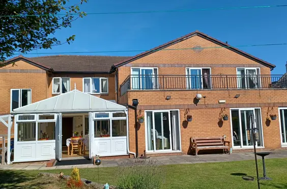 Barnston Court Care Home - outside view of care home