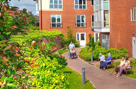 Acomb Court - outside view of care home