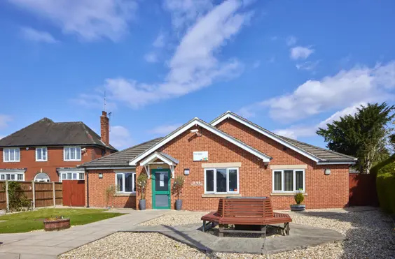 The Lodge - outside view of care home
